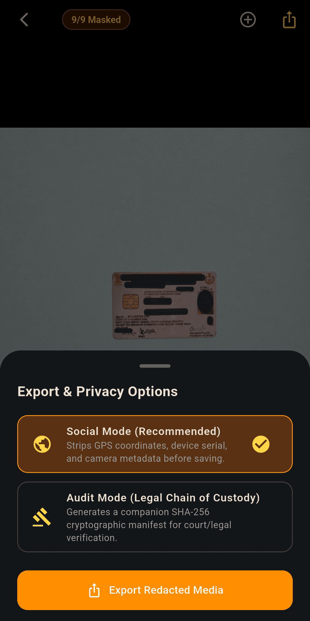 4. Metadata Sanitization